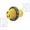 Ac Works Household Adapter 15A Plug to 30A RV/Marine L5-30R Female Connector RV515ML530 - alternate 2